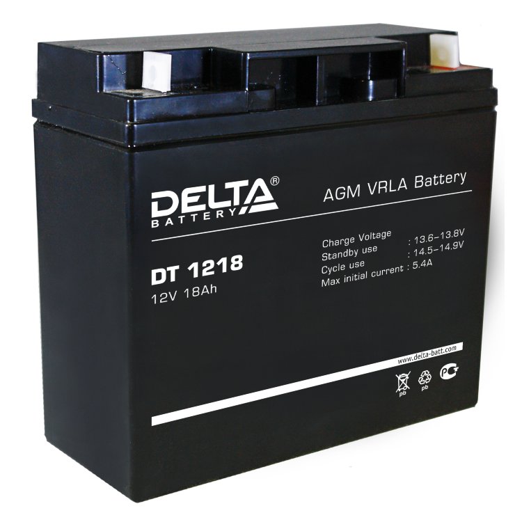 DT 1218 -  Delta DT 18ah 12V  